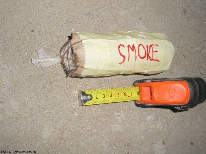 a kno3-as papros smokebomb felltztetve 2