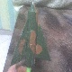 knsb-s rakesz lgterel szrnyakkal katonai mintval festve (kommentet krek) ( a szrnyak 120 fok tvolsgba vannak egymstl)